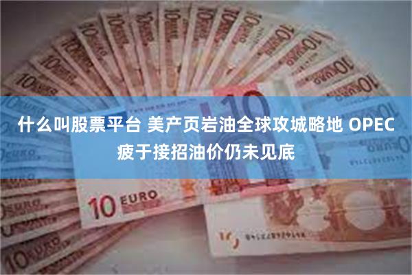 什么叫股票平台 美产页岩油全球攻城略地 OPEC疲于接招油价仍未见底