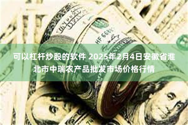 可以杠杆炒股的软件 2025年2月4日安徽省淮北市中瑞农产品批发市场价格行情