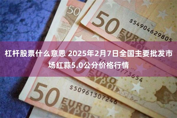 杠杆股票什么意思 2025年2月7日全国主要批发市场红蒜5.0公分价格行情